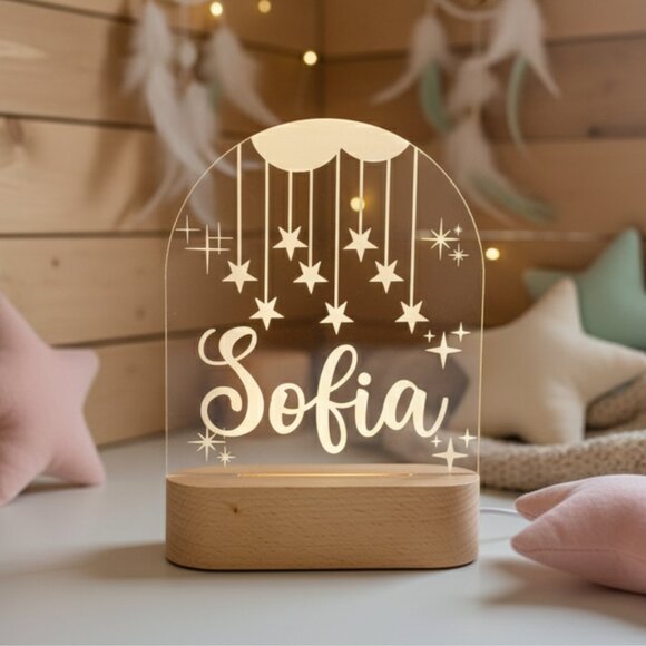 Star Night Light – Personalized LED Room Decor for Kids - Picture 8 of 8